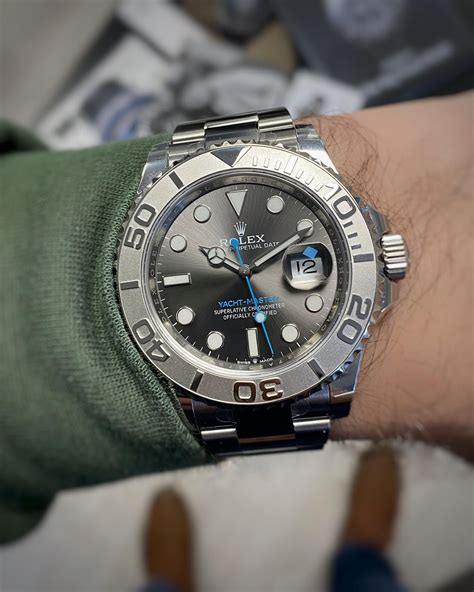 rolex yacht master rhodium 40|rolex yacht master 40 for sale.